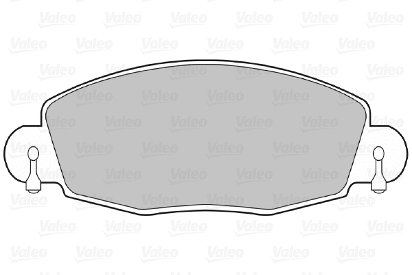 598432 VALEO Комплект тормозных колодок, дисковый тормоз (фото 1)