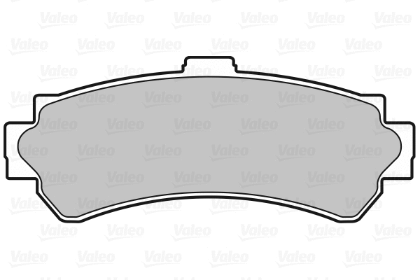 598449 VALEO Комплект тормозных колодок, дисковый тормоз (фото 1)