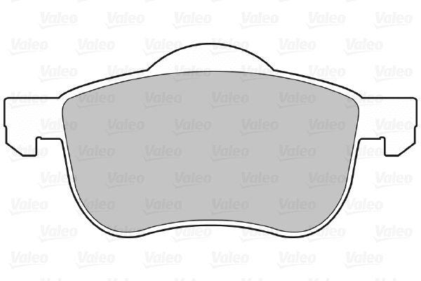 598479 VALEO Комплект тормозных колодок, дисковый тормоз (фото 1)
