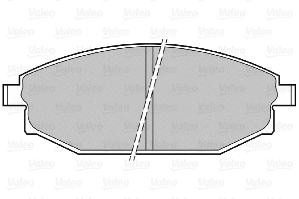 598504 VALEO Комплект тормозных колодок, дисковый тормоз (фото 1)