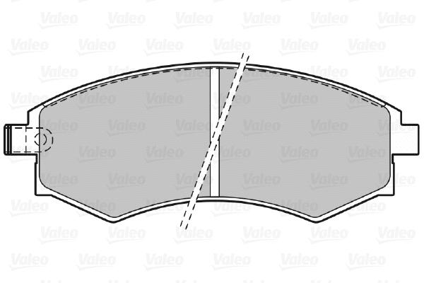 598574 VALEO Комплект тормозных колодок, дисковый тормоз (фото 1)