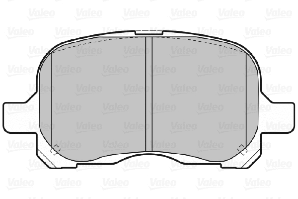 598579 VALEO Комплект тормозных колодок, дисковый тормоз (фото 1)