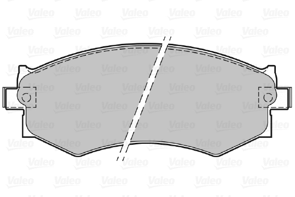 598786 VALEO Комплект тормозных колодок, дисковый тормоз (фото 1)