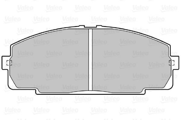 598947 VALEO Комплект тормозных колодок, дисковый тормоз (фото 1)
