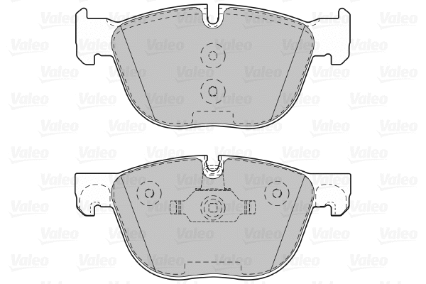 601130 VALEO Комплект тормозных колодок, дисковый тормоз (фото 1)
