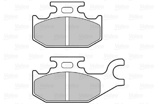 601315 VALEO Комплект тормозных колодок, дисковый тормоз (фото 1)