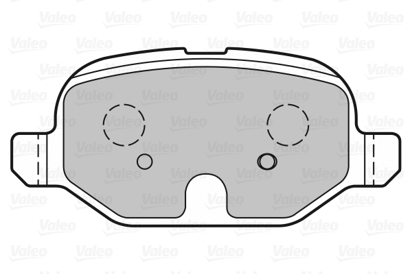 601327 VALEO Комплект тормозных колодок, дисковый тормоз (фото 1)