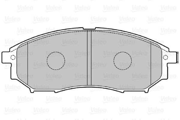 601337 VALEO Комплект тормозных колодок, дисковый тормоз (фото 1)
