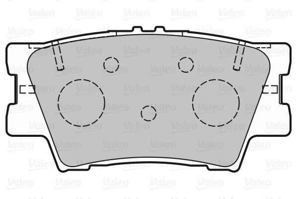 601366 VALEO Комплект тормозных колодок, дисковый тормоз (фото 1)