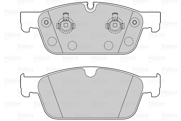 601567 VALEO Комплект тормозных колодок, дисковый тормоз (фото 1)