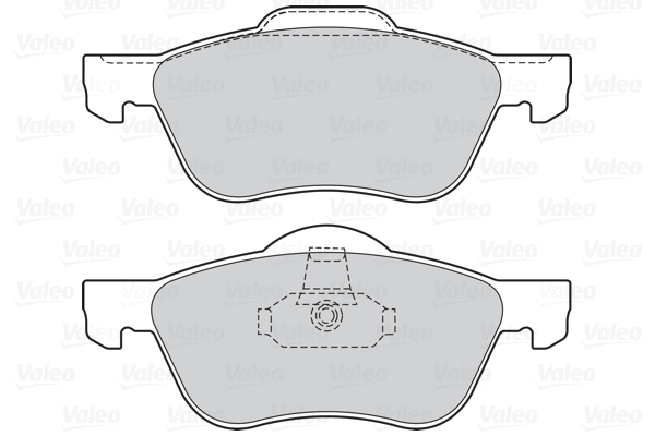 601573 VALEO Комплект тормозных колодок, дисковый тормоз (фото 1)