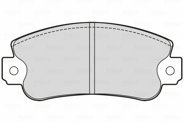 601713 VALEO Комплект тормозных колодок, дисковый тормоз (фото 1)