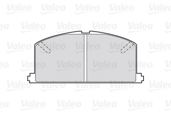 670266 VALEO Комплект тормозных колодок, дисковый тормоз (фото 1)