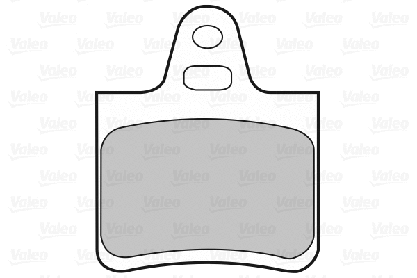 670292 VALEO Комплект тормозных колодок, дисковый тормоз (фото 1)