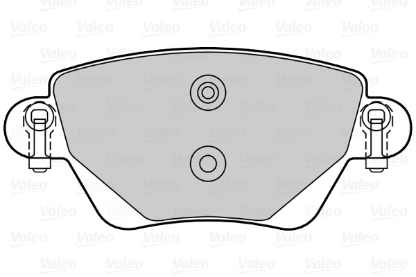 670527 VALEO Комплект тормозных колодок, дисковый тормоз (фото 1)