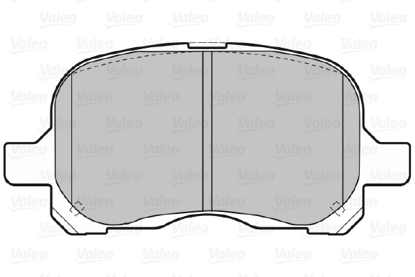 670579 VALEO Комплект тормозных колодок, дисковый тормоз (фото 1)