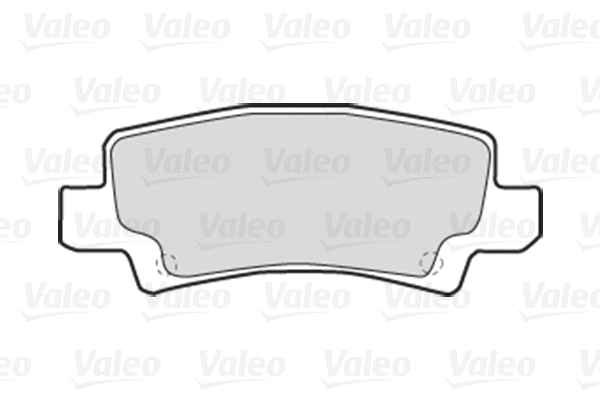 670680 VALEO Комплект тормозных колодок, дисковый тормоз (фото 1)