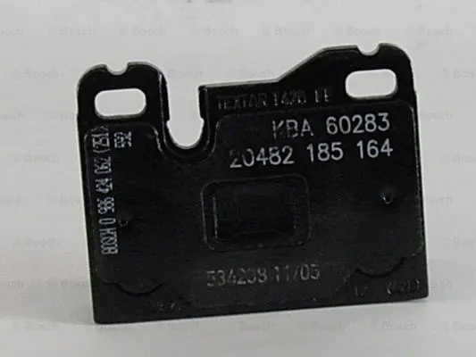 0 986 424 062 BOSCH Комплект тормозных колодок, дисковый тормоз (фото 3)