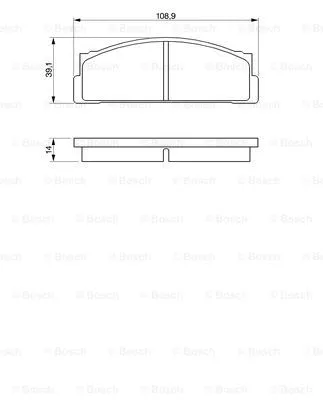 0 986 424 420 BOSCH Комплект тормозных колодок, дисковый тормоз (фото 1)