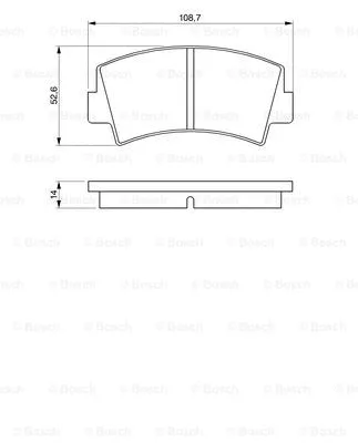 0 986 424 421 BOSCH Комплект тормозных колодок, дисковый тормоз (фото 1)