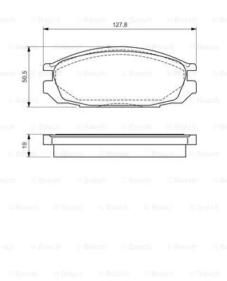 0 986 461 133 BOSCH Комплект тормозных колодок, дисковый тормоз (фото 1)