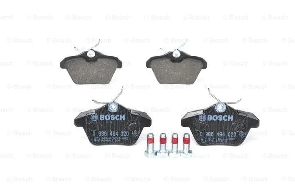 0 986 494 020 BOSCH Комплект тормозных колодок, дисковый тормоз (фото 2)