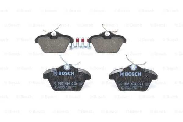 0 986 494 020 BOSCH Комплект тормозных колодок, дисковый тормоз (фото 4)