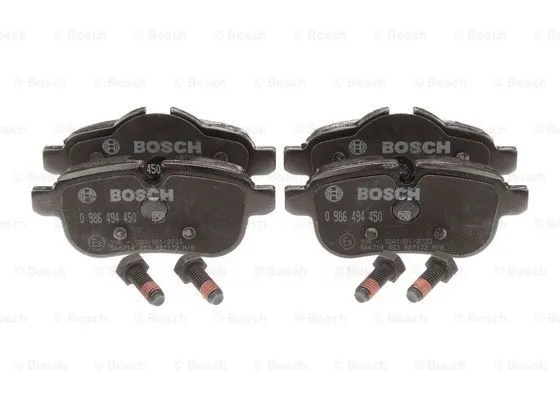 0 986 494 450 BOSCH Комплект тормозных колодок, дисковый тормоз (фото 1)