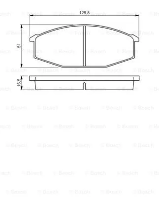 0 986 494 532 BOSCH Комплект тормозных колодок, дисковый тормоз (фото 5)