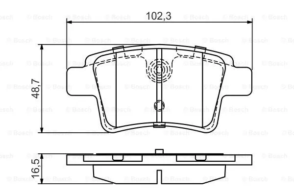 0 986 495 448 BOSCH Комплект тормозных колодок, дисковый тормоз (фото 1)