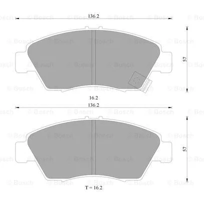 0 986 505 948 BOSCH Комплект тормозных колодок, дисковый тормоз (фото 1)