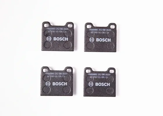 0 986 BB0 252 BOSCH Комплект тормозных колодок, дисковый тормоз (фото 3)