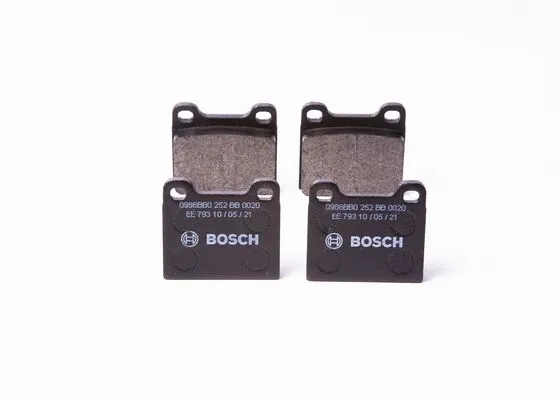 0 986 BB0 252 BOSCH Комплект тормозных колодок, дисковый тормоз (фото 6)