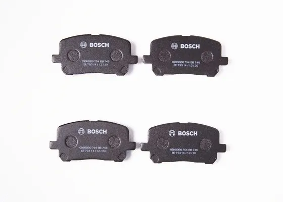 0 986 BB0 754 BOSCH Комплект тормозных колодок, дисковый тормоз (фото 6)