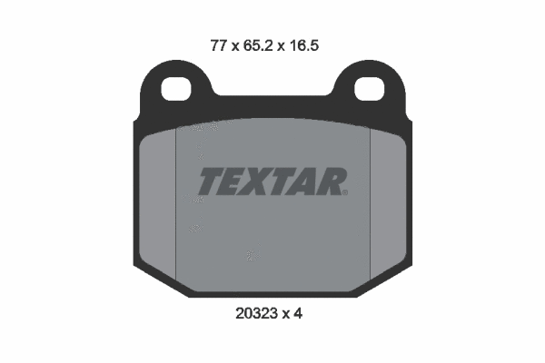 2032303 TEXTAR Комплект тормозных колодок, дисковый тормоз (фото 1)