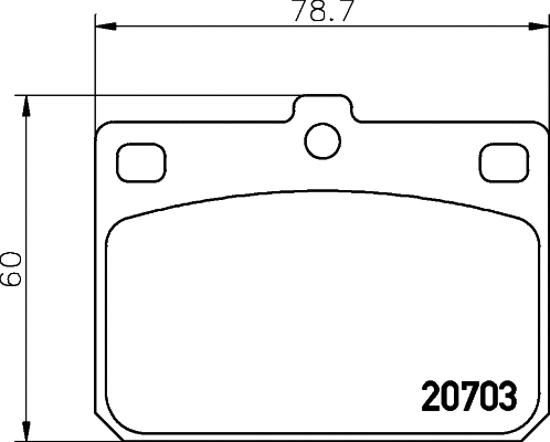 2070302 TEXTAR Комплект тормозных колодок, дисковый тормоз (фото 1)