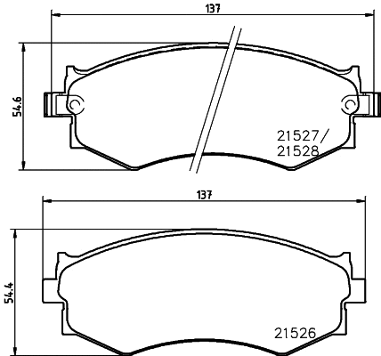 2152603 TEXTAR Комплект тормозных колодок, дисковый тормоз (фото 1)