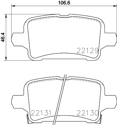 2212903 TEXTAR Комплект тормозных колодок, дисковый тормоз (фото 1)