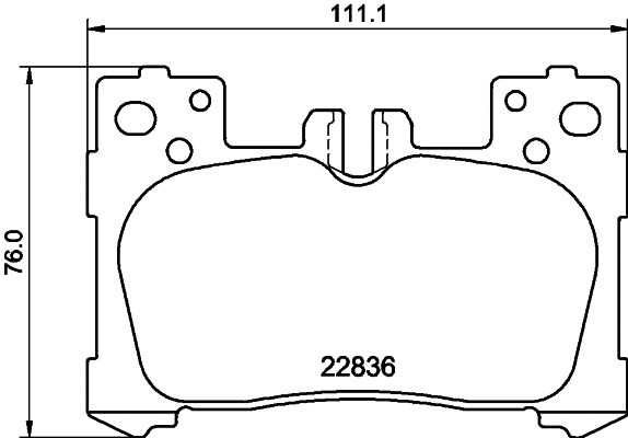 2283601 TEXTAR Комплект тормозных колодок, дисковый тормоз (фото 1)