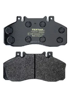 2906504 TEXTAR Комплект тормозных колодок, дисковый тормоз (фото 1)