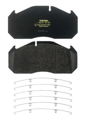 2911307 TEXTAR Комплект тормозных колодок, дисковый тормоз (фото 2)