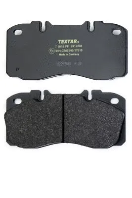 2912204 TEXTAR Комплект тормозных колодок, дисковый тормоз (фото 2)