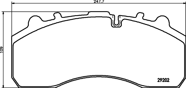 2920201 TEXTAR Комплект тормозных колодок, дисковый тормоз (фото 1)
