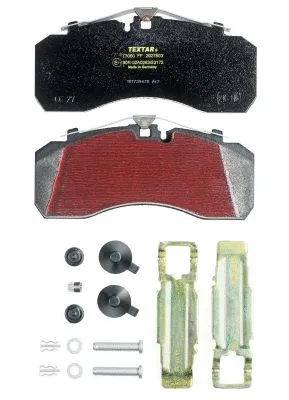 2927803 TEXTAR Комплект тормозных колодок, дисковый тормоз (фото 2)