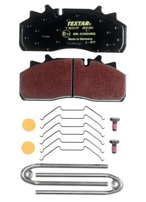 2931301 TEXTAR Комплект тормозных колодок, дисковый тормоз (фото 1)