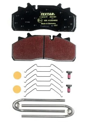 2931301 TEXTAR Комплект тормозных колодок, дисковый тормоз (фото 2)