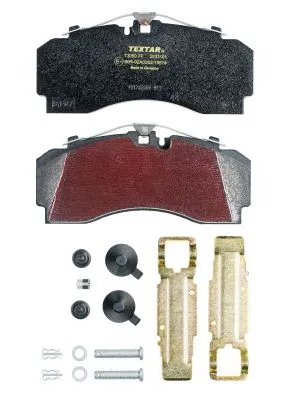 2933101 TEXTAR Комплект тормозных колодок, дисковый тормоз (фото 2)