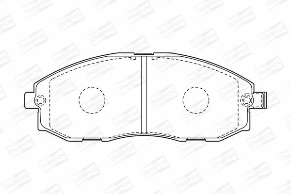 572442CH CHAMPION Комплект тормозных колодок, дисковый тормоз (фото 1)
