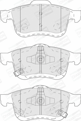 573806CH CHAMPION Комплект тормозных колодок, дисковый тормоз (фото 1)