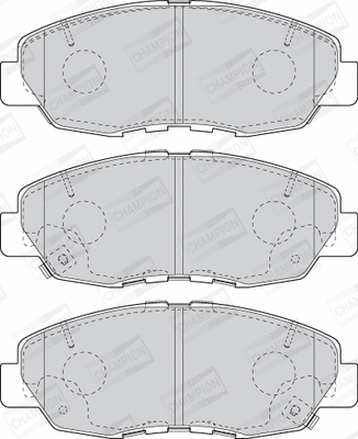 573807CH CHAMPION Комплект тормозных колодок, дисковый тормоз (фото 1)